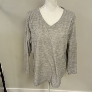 St John's Bay Active Women's Grey Sweatshirt XL